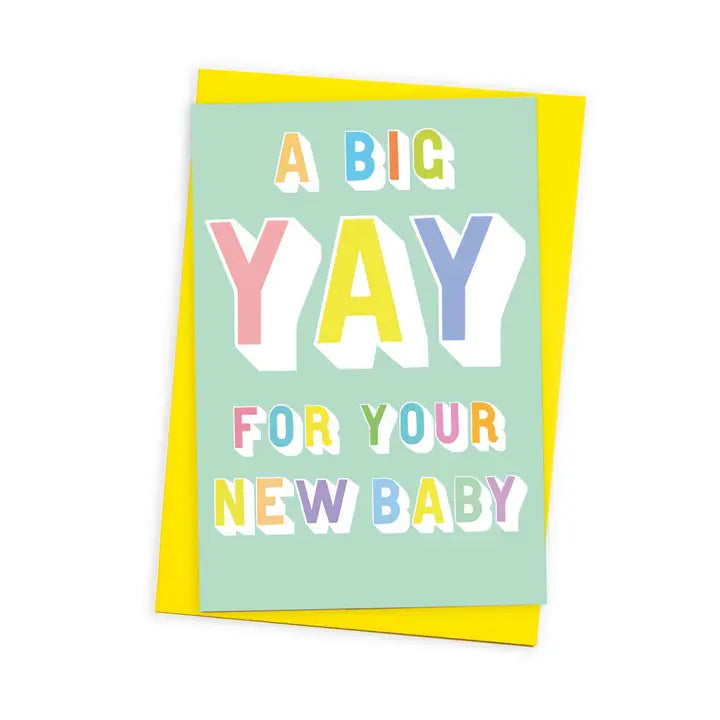Big Yay New Baby Card