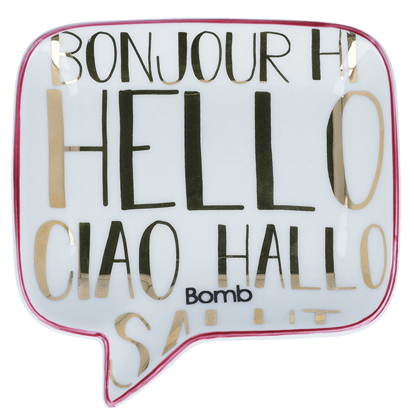 Bomb Soap Dish Hello Bonjour