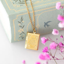 Load image into Gallery viewer, Book Locket Necklace
