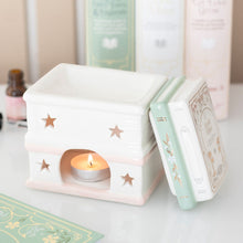 Load image into Gallery viewer, Book Stack Oil/Wax Melt Burner
