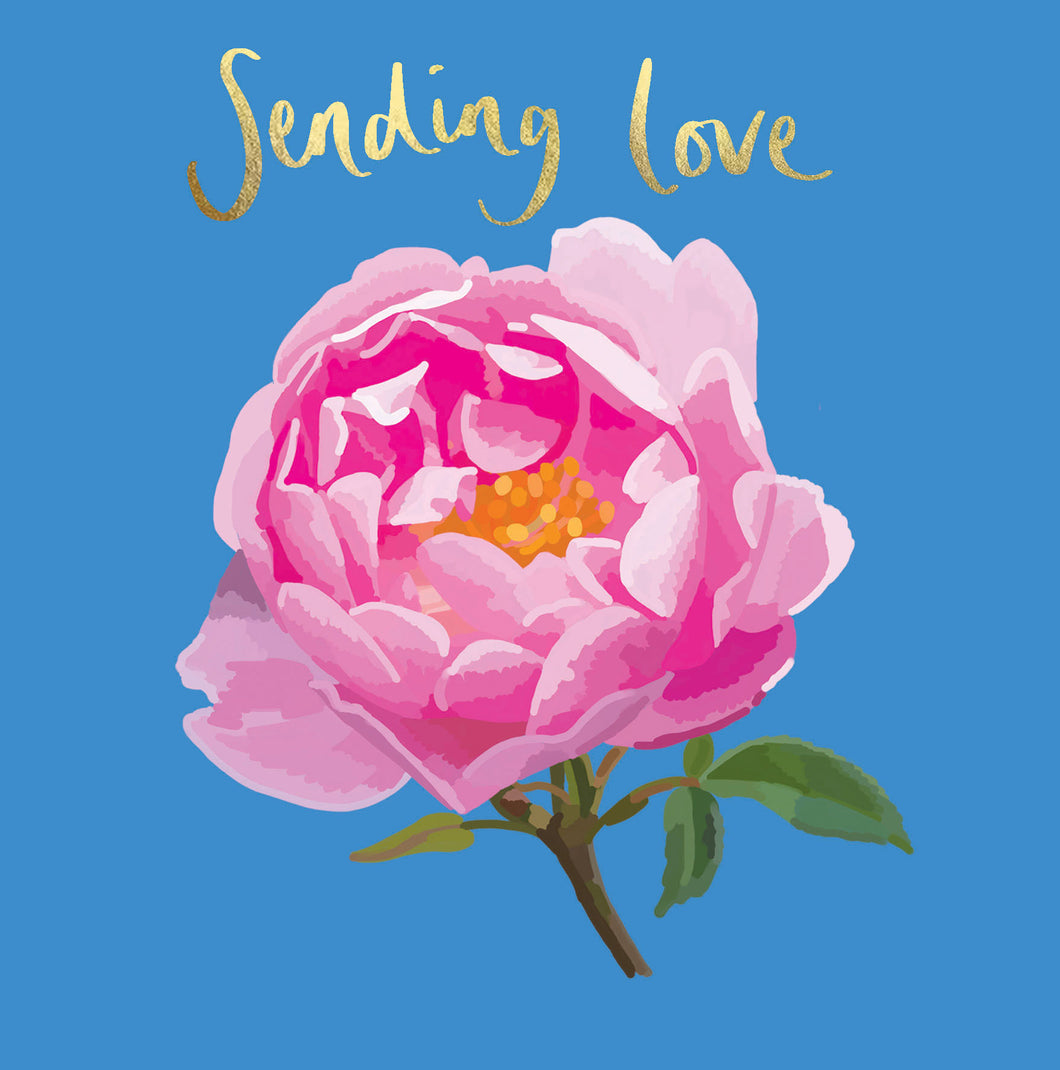 Botanical Sending Love Card
