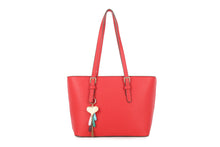 Load image into Gallery viewer, Bucket Charm Bag Red

