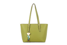 Load image into Gallery viewer, Bucket Pom Pom Bag Light Green
