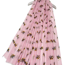 Load image into Gallery viewer, Bumble Bees Scarf Pink
