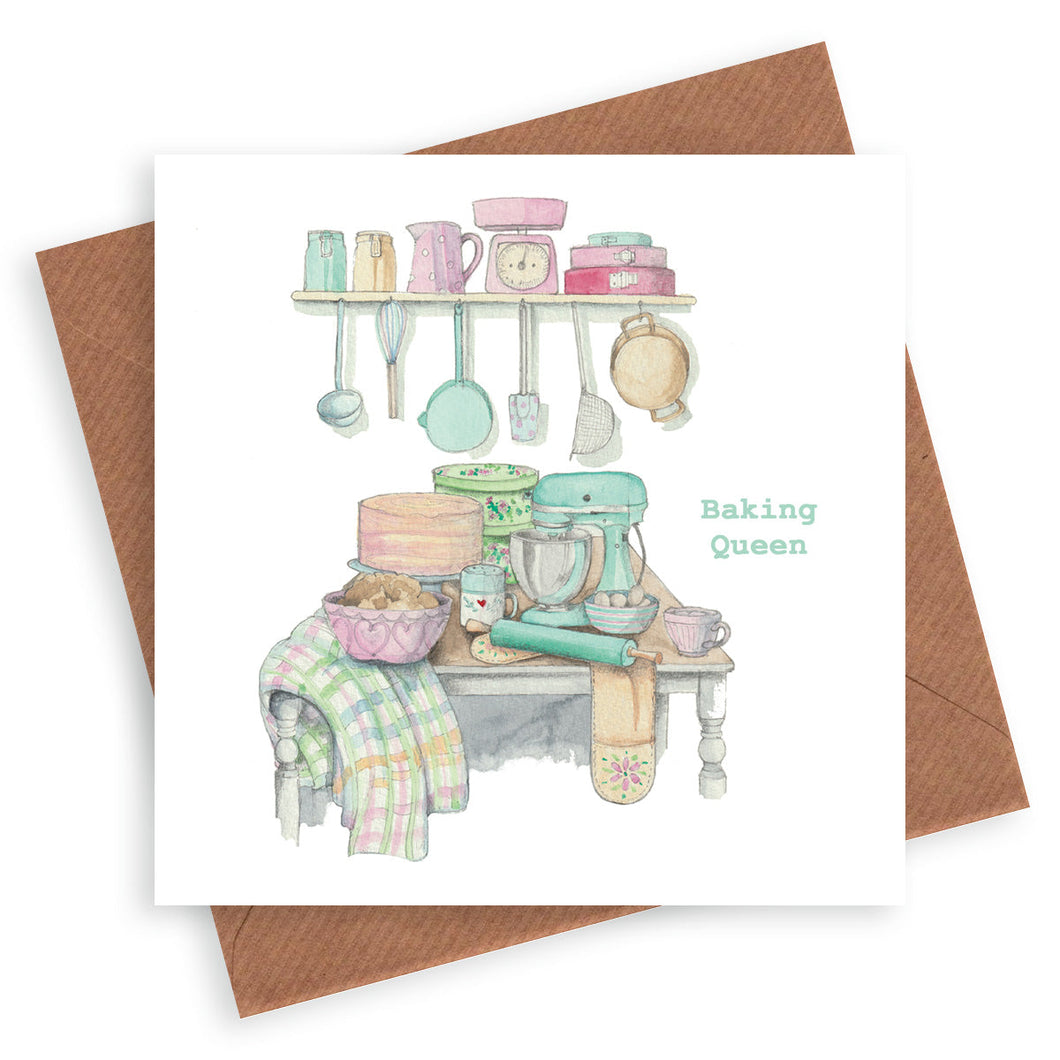 C&C Baking Queen Card