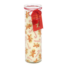 Load image into Gallery viewer, Candy Cane Warm Gingerbread Tube Candle
