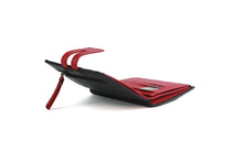 Load image into Gallery viewer, Cassie Leather Purse Black &amp; Red
