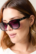 Load image into Gallery viewer, Cats Eye Sunglasses Brown/Black
