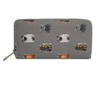 Load image into Gallery viewer, Cat Purse Grey
