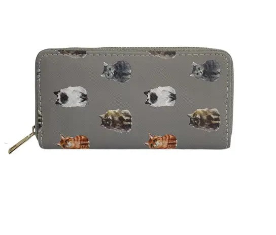 Cat Purse Grey