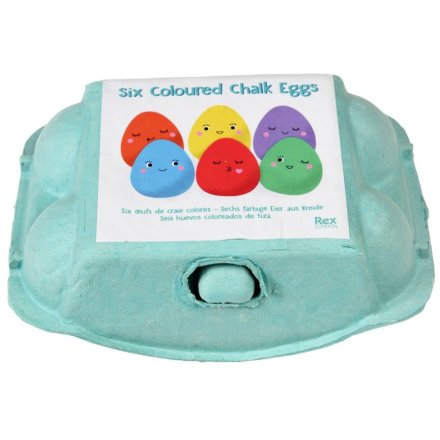 Coloured Chalk Egg Set