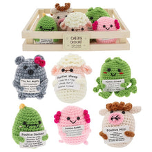 Load image into Gallery viewer, Cheery Crochet Positive Animals
