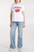 Load image into Gallery viewer, Cherry Studded T Shirt
