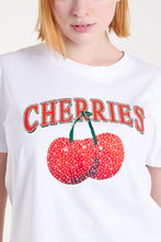 Load image into Gallery viewer, Cherry Studded T Shirt
