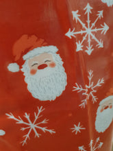 Load image into Gallery viewer, Child's Oilcloth Apron Christmas Santa
