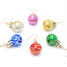 Load image into Gallery viewer, Christmas Bauble Earrings
