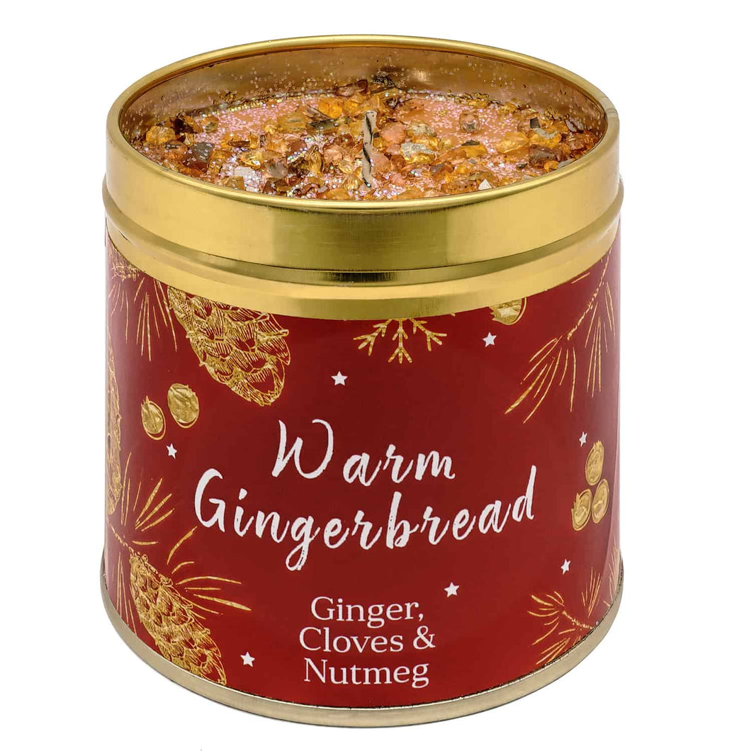Christmas Elegance Warm Gingerbread Candle