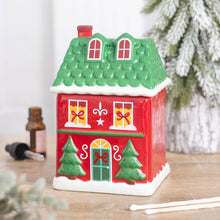 Load image into Gallery viewer, Christmas House Oil &amp; Wax Melt Burner
