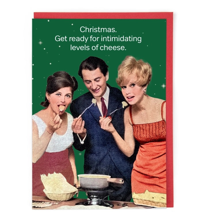 Christmas Levels Of Cheese Card