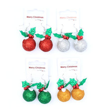 Load image into Gallery viewer, Christmas Pudding Earrings
