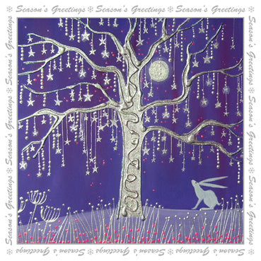 Christmas Tree Of Stars Card Pack