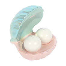 Load image into Gallery viewer, Clam Shell Salt &amp; Pepper Shakers
