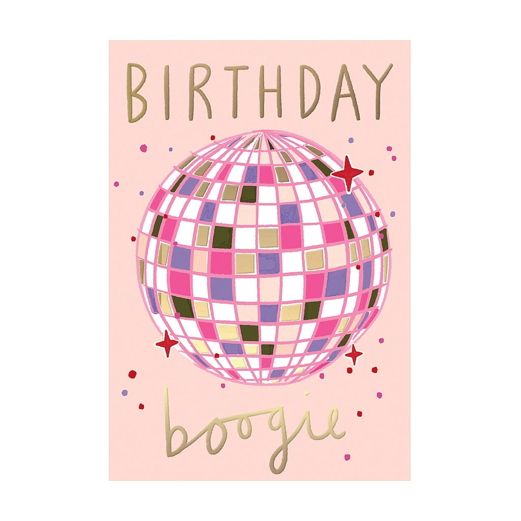 Confetti Birthday Boogie Glitterball Card