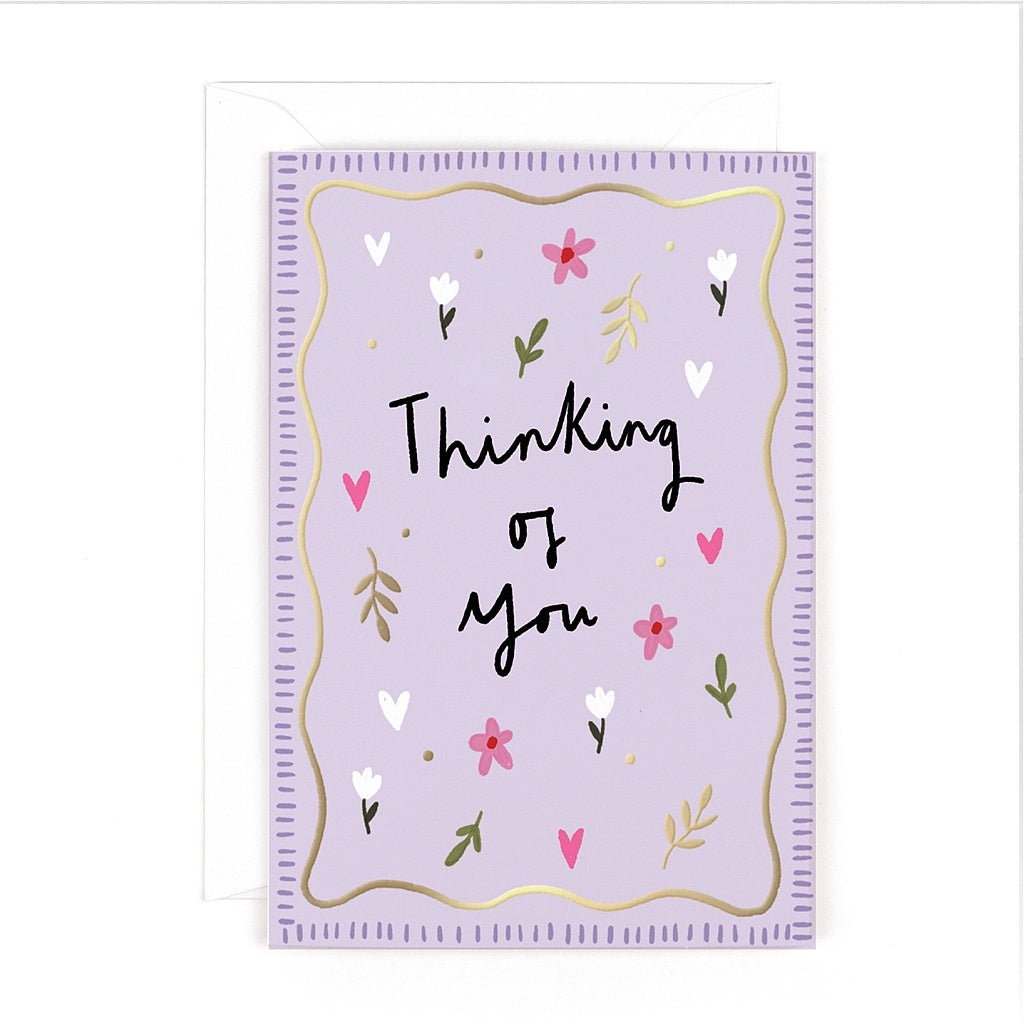 Confetti Thinking Of You Floral Card