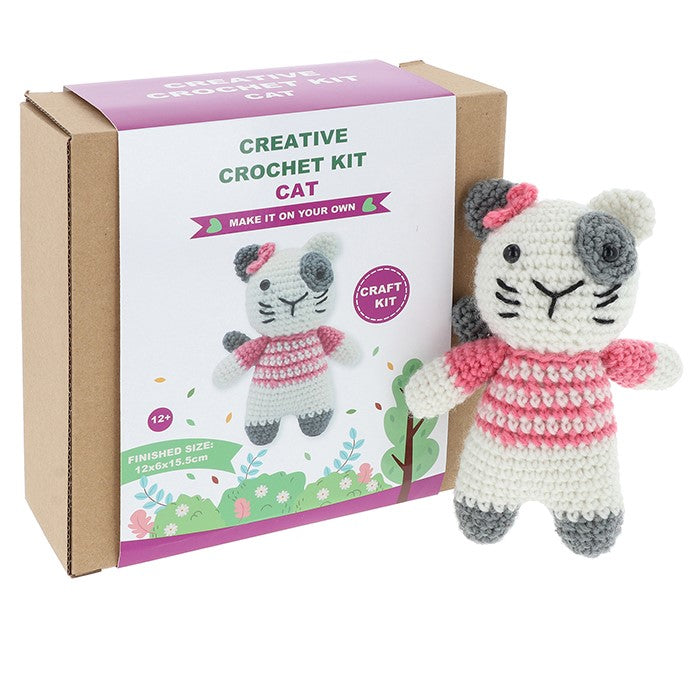 Crochet Craft Kit Cat