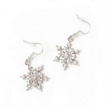 Load image into Gallery viewer, Crystal Snowflake Earrings
