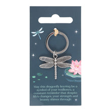Load image into Gallery viewer, Dragonfly Keyring

