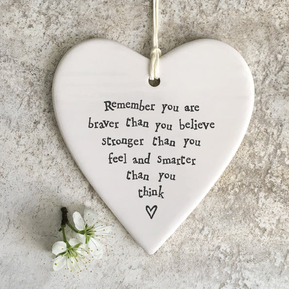East Of India Large Heart Remember