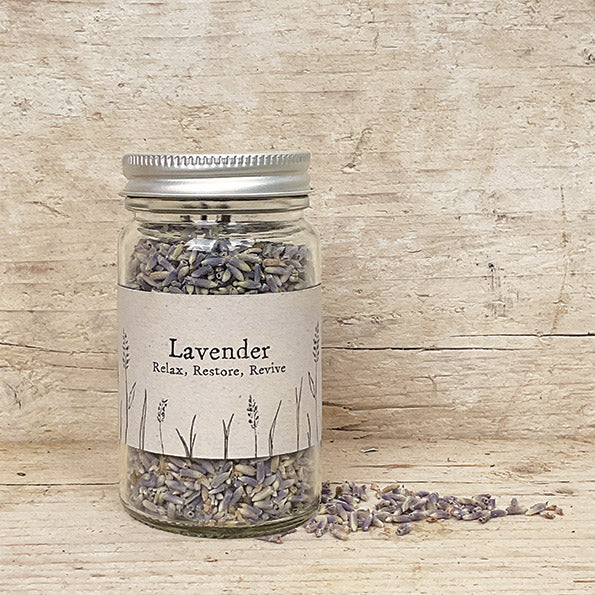 East Of India Natural Lavender Jar