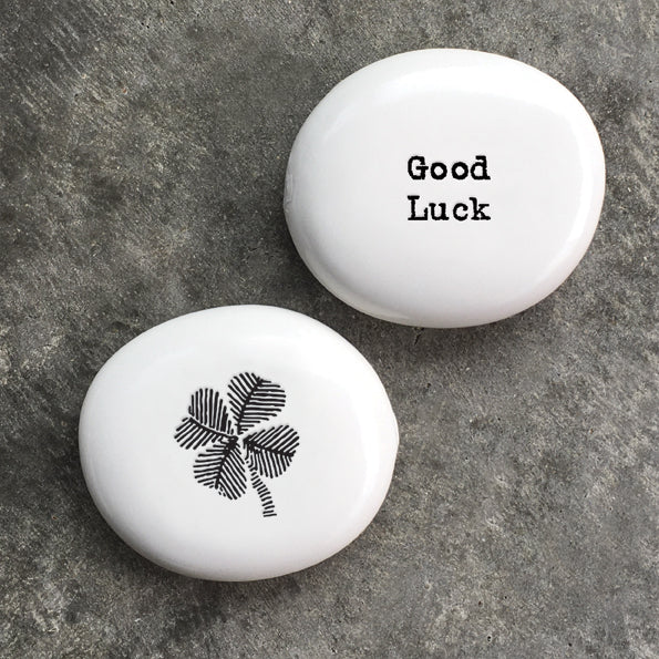 East Of India Pebble Good Luck