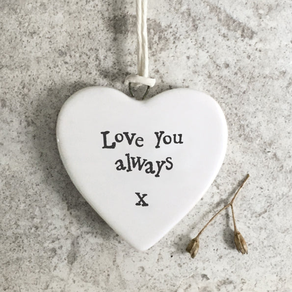 East Of India Small Heart Love You Always