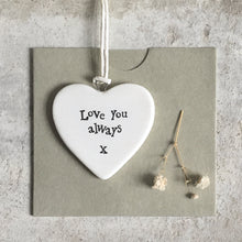 Load image into Gallery viewer, East Of India Small Heart Love You Always
