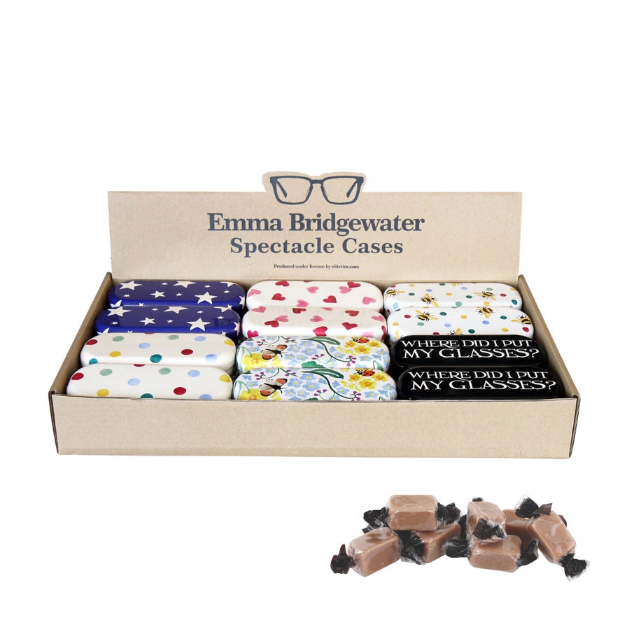Emma Bridgewater Glasses Tin with Vanilla Fudge