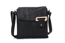 Load image into Gallery viewer, Assymetric Crossbody Bag Black
