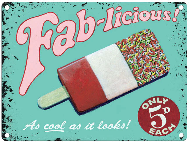 Vintage Small Sign Fab-licious