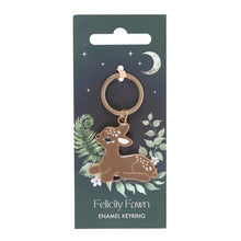 Load image into Gallery viewer, Felicity Fawn Enamel Keyring
