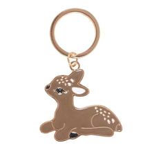 Load image into Gallery viewer, Felicity Fawn Enamel Keyring
