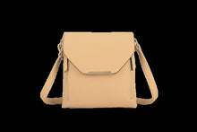 Load image into Gallery viewer, Flap Crossbody Bag Beige
