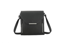 Load image into Gallery viewer, Flap Crossbody Bag Black
