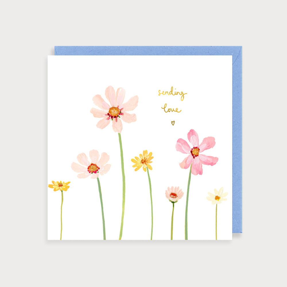 Flora Flowers Sending Love Card