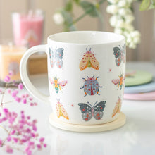 Load image into Gallery viewer, Floral Bug Ceramic Mug
