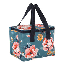 Load image into Gallery viewer, Teal Floral Lunch Bag
