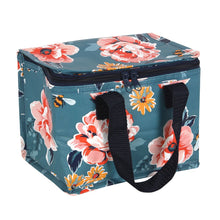 Load image into Gallery viewer, Teal Floral Lunch Bag
