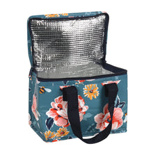 Load image into Gallery viewer, Teal Floral Lunch Bag
