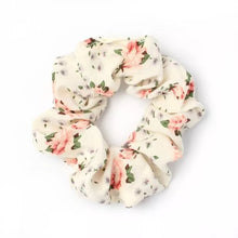 Load image into Gallery viewer, Floral Pastel Scrunchie
