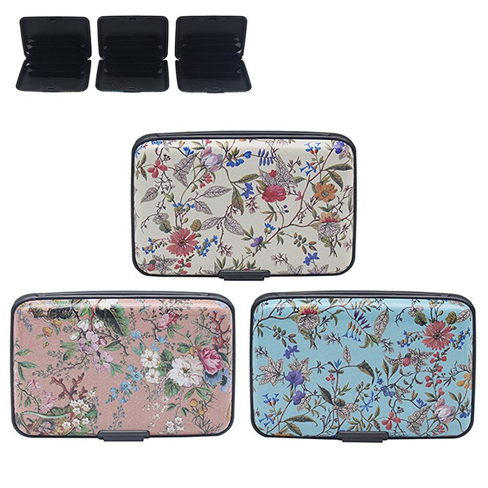 Floral RFID Card Protector Case